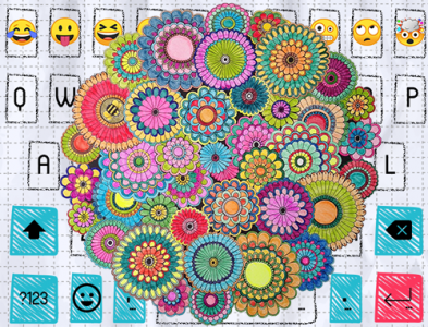 اسکرین شات برنامه Coloring Book Emoji Keyboard Wallpaper 5