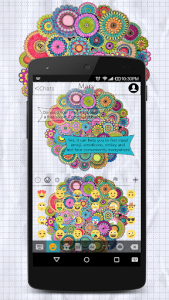 اسکرین شات برنامه Coloring Book Emoji Keyboard Wallpaper 2