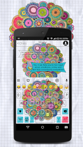 اسکرین شات برنامه Coloring Book Emoji Keyboard Wallpaper 1