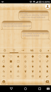 اسکرین شات برنامه Light Wood  Wallpaper for Emoji Keyboard 3