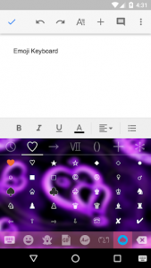 اسکرین شات برنامه Neon Heart Emoji Gif Keyboard Wallpaper 4