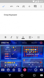 اسکرین شات برنامه Neon Smoke Emoji Gif Keyboard Wallpaper 7