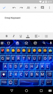 اسکرین شات برنامه Neon Smoke Emoji Gif Keyboard Wallpaper 1