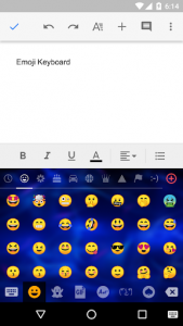 اسکرین شات برنامه Neon Smoke Emoji Gif Keyboard Wallpaper 2
