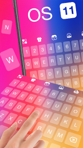 اسکرین شات برنامه Color Rainbow Emoji Keyboard Wallpaper 3
