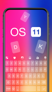 اسکرین شات برنامه Color Rainbow Emoji Keyboard Wallpaper 5