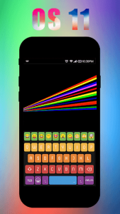 اسکرین شات برنامه Rainbow Keyboard 1