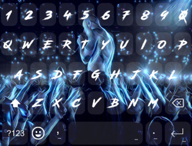 اسکرین شات برنامه Linking Park Keyboard Theme 5