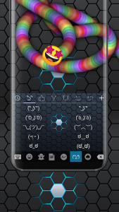 اسکرین شات برنامه Rainbow Snake Keyboard 4