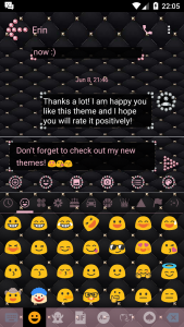 اسکرین شات برنامه SMS Messages Jewel Pink Theme 4