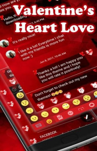 اسکرین شات برنامه SMS Messages Valentine Hearts 5