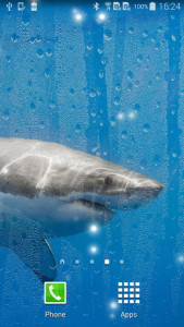 اسکرین شات برنامه Shark Live Wallpaper 3