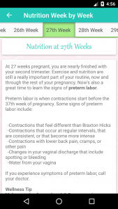 اسکرین شات برنامه Pregnancy Week By Week 6