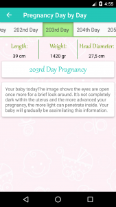 اسکرین شات برنامه Pregnancy Week By Week 5