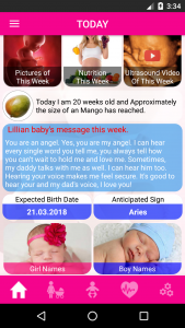 اسکرین شات برنامه Pregnancy Day by Day 2