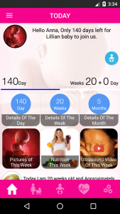 اسکرین شات برنامه Pregnancy Day by Day 1