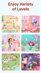 اسکرین شات 4 بازی Dreamy Sticker : Merge Games