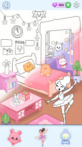 اسکرین شات 3 بازی Dreamy Sticker : Merge Games