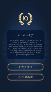 اسکرین شات بازی IQ Test with a Certificate 2