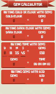 اسکرین شات برنامه 🏰 Gem Calculator for Clash of Clans 4