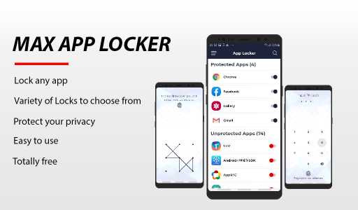 اسکرین شات برنامه Max App Locker - Protect your  1
