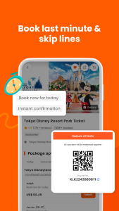 اسکرین شات 3 برنامه Klook: Travel & Activities