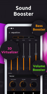 اسکرین شات برنامه Equalizer Sound Booster - Bass 3