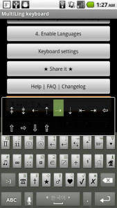 اسکرین شات برنامه MultiLing Keyboard 5