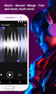 اسکرین شات برنامه Edit Music - Audio Trim, merge 2