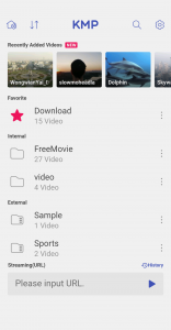 اسکرین شات برنامه Video Player KMP 8