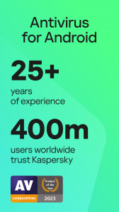 اسکرین شات برنامه Kaspersky: VPN & Antivirus 1