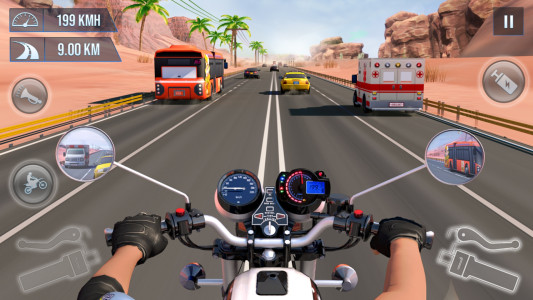 اسکرین شات 1 بازی Moto World Tour: Bike Racing