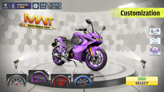اسکرین شات بازی Moto World Tour: Bike Racing 4