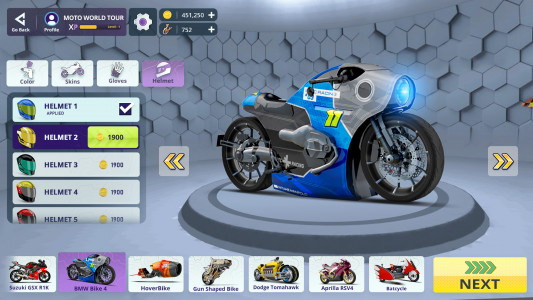 اسکرین شات بازی Moto World Tour: Bike Racing 4