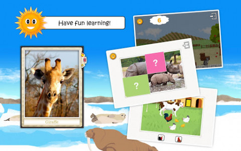 اسکرین شات بازی Wildlife & Farm Animals - Game For Kids 2-8 years 4