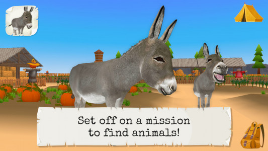اسکرین شات بازی Farm Animals & Pets VR/AR Game 1