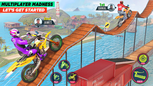 اسکرین شات 1 بازی Bike Stunt 3D: Motorbike Game