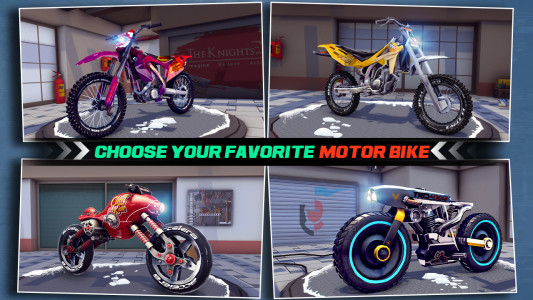 اسکرین شات بازی Bike Stunt 3d Motorcycle Games 7