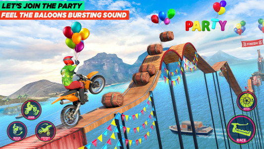 اسکرین شات 3 بازی Bike Stunt 3D: Motorbike Game