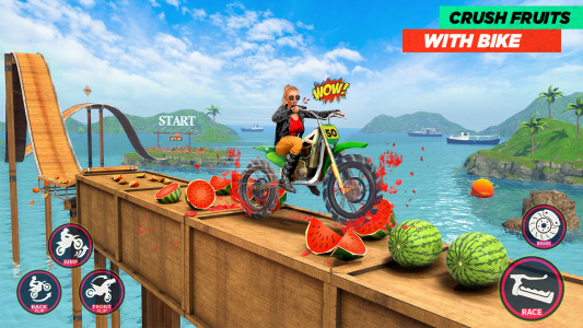 اسکرین شات بازی Bike Stunt 3d Motorcycle Games 3