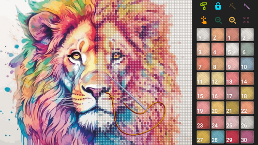 اسکرین شات 7 برنامه Knitting & Cross Stitch