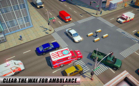 اسکرین شات بازی Ambulance Simulator Car Doctor 1