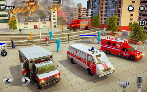 اسکرین شات بازی Ambulance Simulator Car Doctor 3