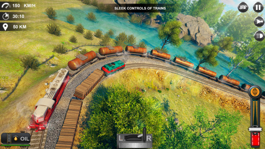 اسکرین شات بازی Oil Tanker Train Simulator 2020: Pro Transporter 2