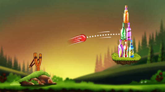 اسکرین شات بازی Bottle Shooting Game 2 1