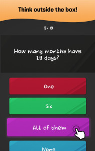 اسکرین شات 2 بازی Riddles Test - 500 Brain Games