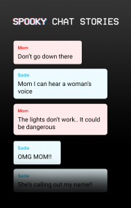 اسکرین شات 1 بازی Scary Chat Stories - Hooked on