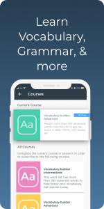 اسکرین شات برنامه Improve English-Vocab, Grammar 8