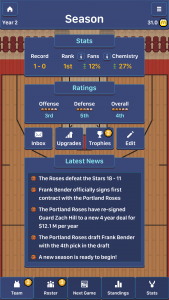اسکرین شات بازی Hoop League Tactics 6