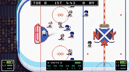 اسکرین شات بازی Ice League Hockey 1
